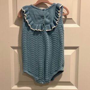 Baby Pointelle Sweater Romper
